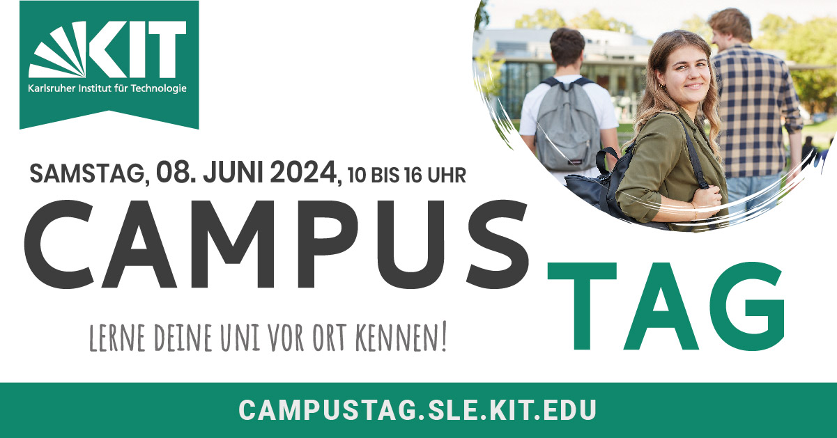Werbeplakat KIT-Campustag 8. Juni 2024