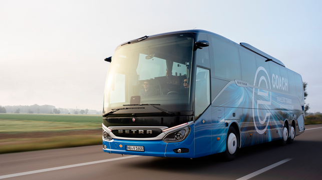 Foto eines Reisebuses