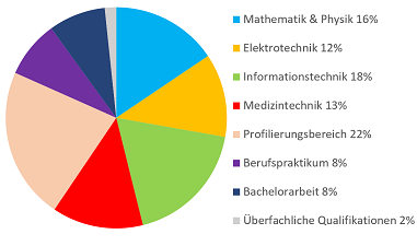 Kreisdiagramm BSc MEDT